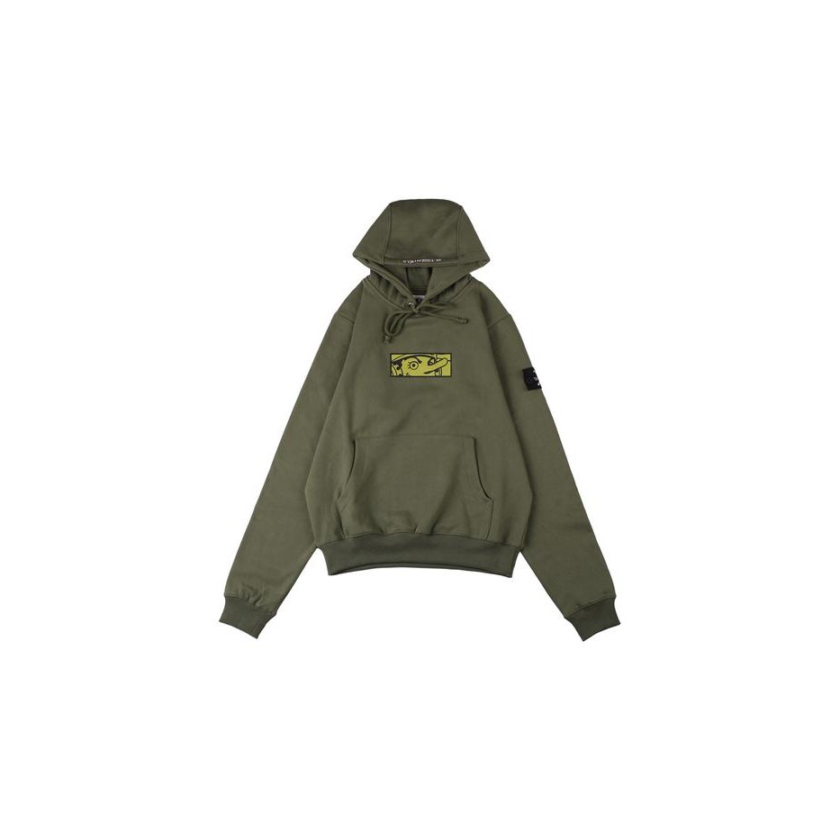 Sale W.Essentiels X One Piece Type Face Usopp Oversize Hoodie Olive