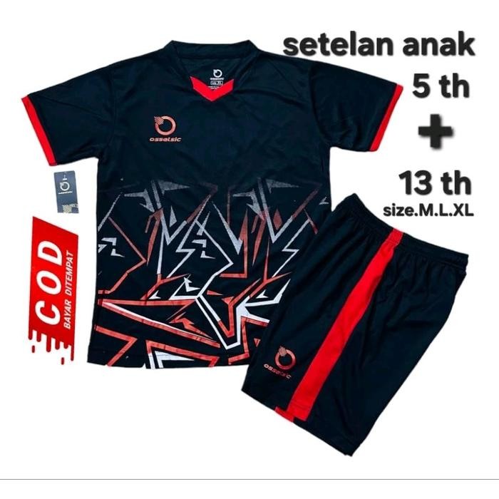2hfm- Baju Olahraga Anak-Anak Baju Badminton Anak Jersey Voli Anak Sd Outdoor Celana Sport