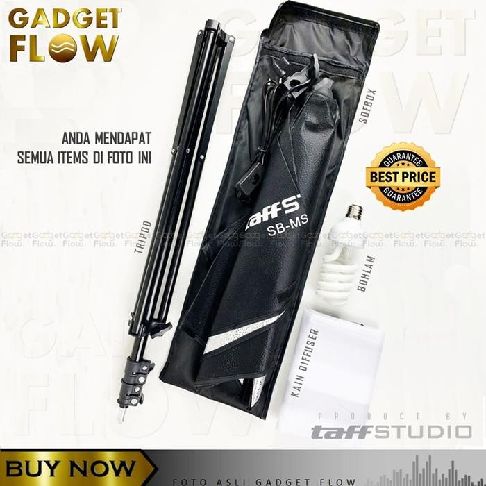Paket Softbox Payung Diffuser Fotografi Lighting Tripod Taffstudio