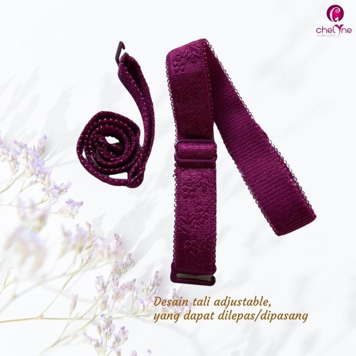 Chelyne BH Busa Tebal 2962 Push Up Full Brukat - Dengan Kawat Penyanggah Full Coverage Bra Nyaman