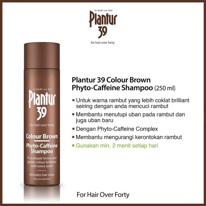 qdsi- Paket Plantur 39 Brown - Plantur 39 Brown Shampoo + Tonik Rambut Tipis