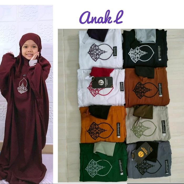 MURAH COD Mukena anak ukuran L Umur 4-6 tahun Mukenah Tarim Mukena terompah mukena hadromaut Mukena