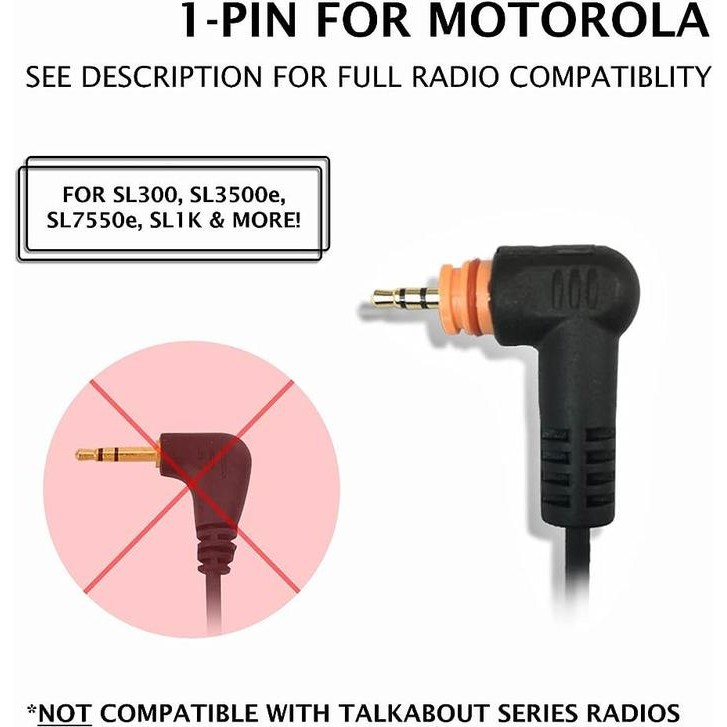 cpbg- Handsfree Ht Sl1M Motorola Spiral Selang Fbi Paspampres Tube Sl1M Sl1K