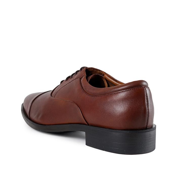 rwci- Prabu - Arjuna 2.0 Brushed Brown Sepatu Kulit Oxford Pria Shoes Pantofel