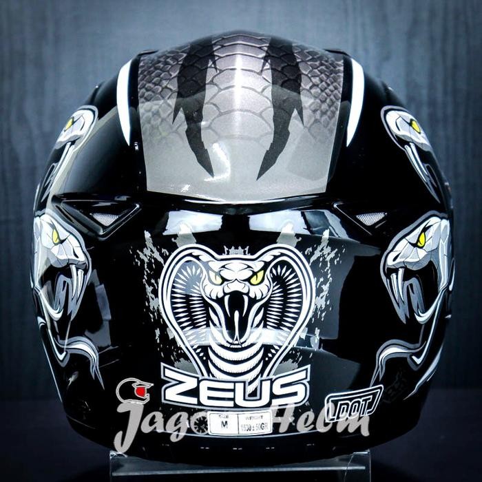 ZEUS HELM ZS811 AL48 ZS 811 + SMOKE VISOR Helmet Motorcycle