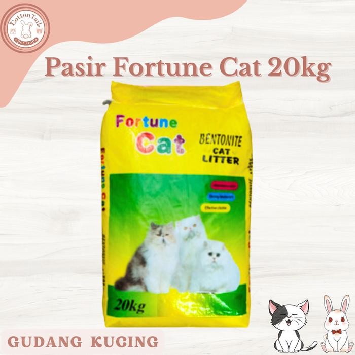 PASIR KUCING GUMPAL FORTUNE CAT 20KG / FORTUNE CAT 20KG ( OJOL )
