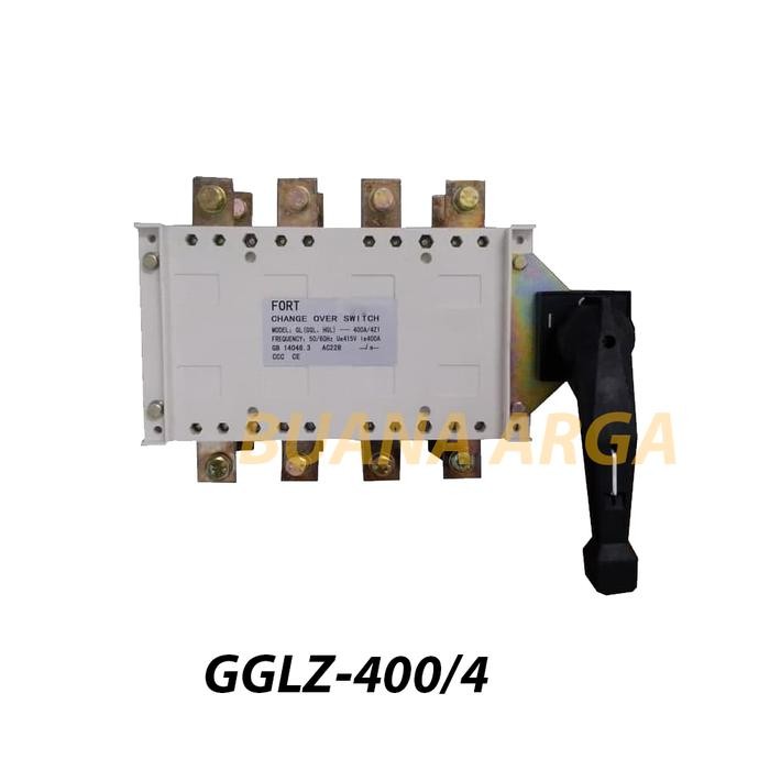 t3g7- Change Over Switch 4Pole 400A Gglz-400/4 On-Off-On Fort