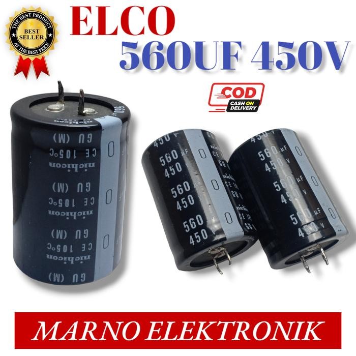 CAPASITOR KAPASITOR ELCO 450V 560UF 450V560UF ASLI ORI ORIGINAL