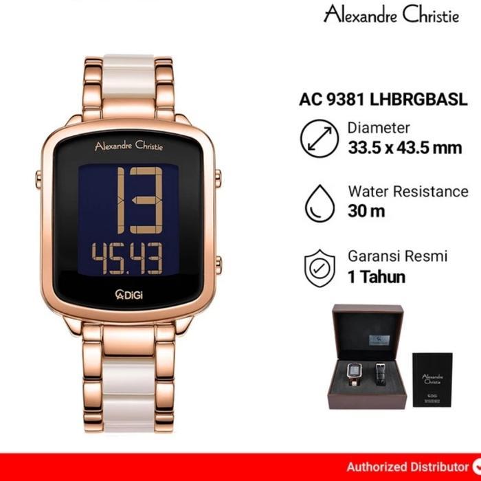 Jam Tangan Wanita Alexandre Christie AC9381 AC 9381 LHBRGSL - 06.26