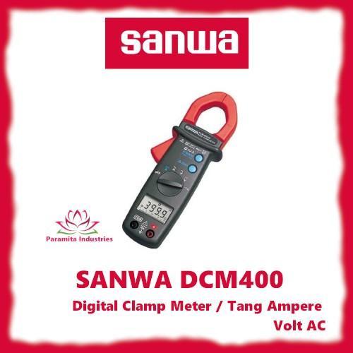 Tang Ampere Sanwa Dcm 400 Digital Clamp Meter