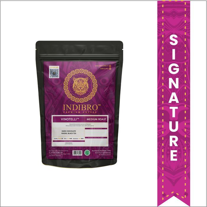 Kopi INDIBRO Vinotelli - (Robusta Wine) - 1kg