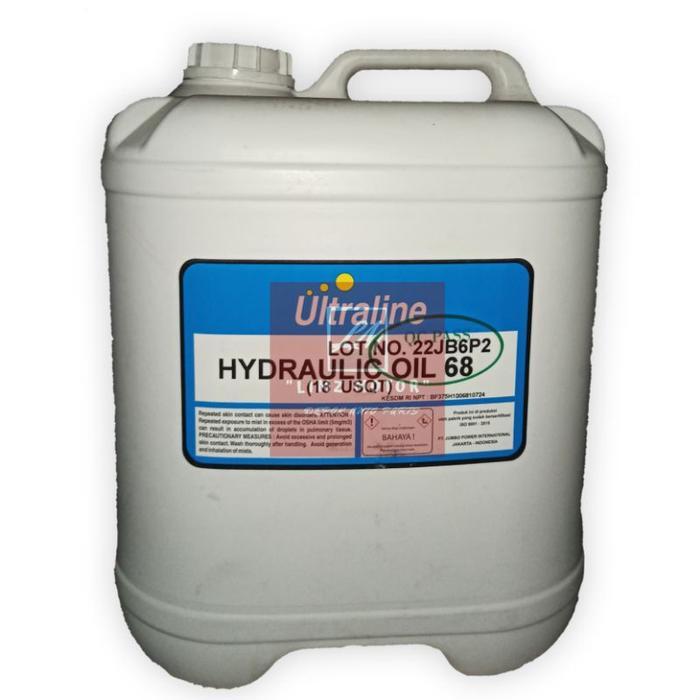 HYDRAULIC OIL-OLI HIDROLIK 68 ULTRALINE 18 LITER USQT SAE-10 JUMBO ORIGINAL QUALITY