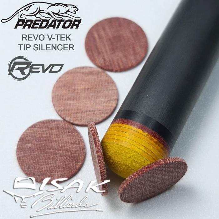 Predator Revo VTEK Tip Silencer Pad Carbon Shaft Billiard Stick
