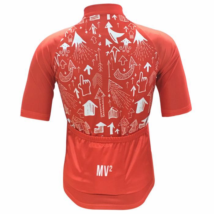 Baju Sepeda Mv2 Cycling Jersey - Multi Red