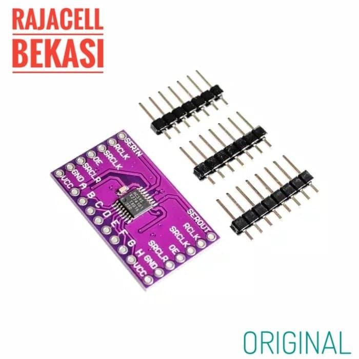 CJMCU-595 74HC595 SHIFT REGISTER MODULE 8 CHANNEL 8BIT SEGMENT DRIVER