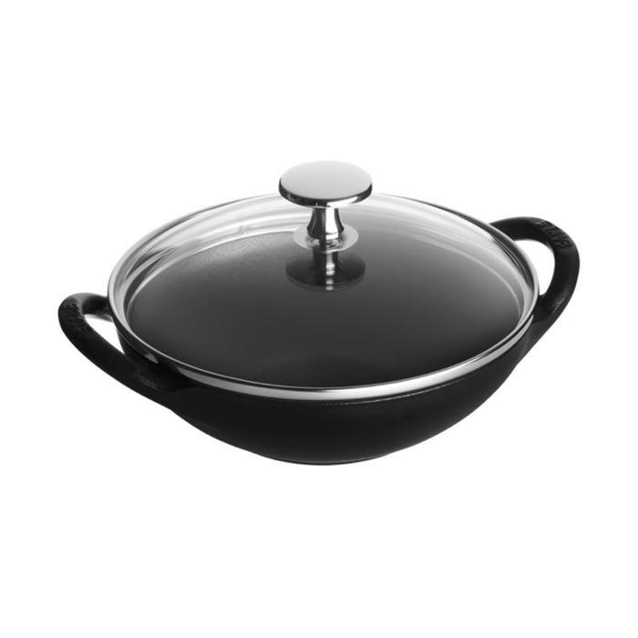Premium Staub Cast Iron Baby Wok, Wajan Mini