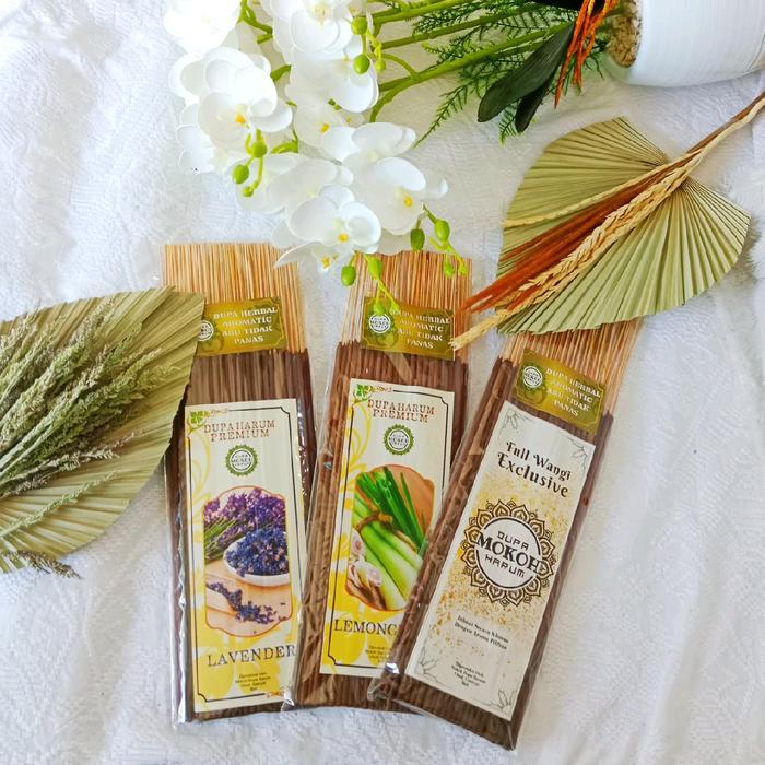 Promo Paket Relax Pengusir Nyamuk & Lalat Alami (Lavender, Lemonggrass, Premium Mokoh Dupa) / Abu
