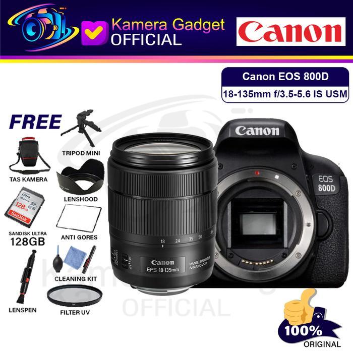 Canon EOS 800D Kit 18-135mm IS NANO USM DSLR Camera / Canon 800D Body / Canon 800D kit 18-55mm IS