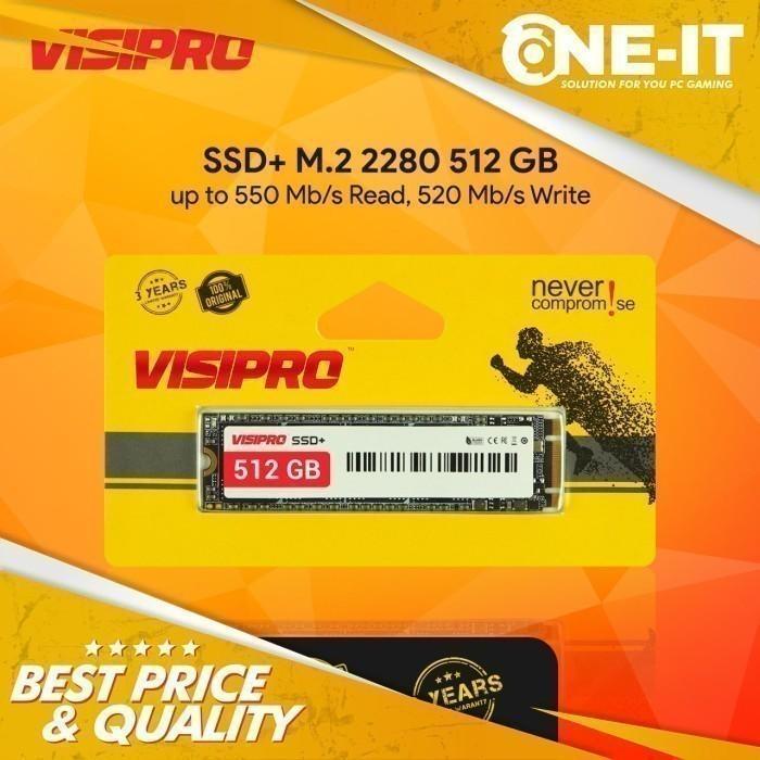 Visipro SSD+ M.2 SATA 512 GB SSD 512GB