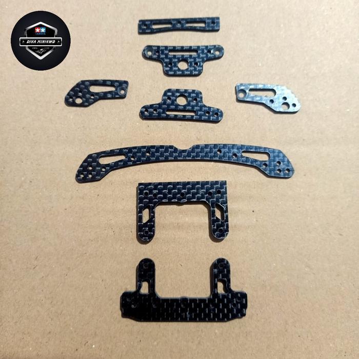 Rep Tamiya Paket HG Carbon Bumper STO Buat belakang