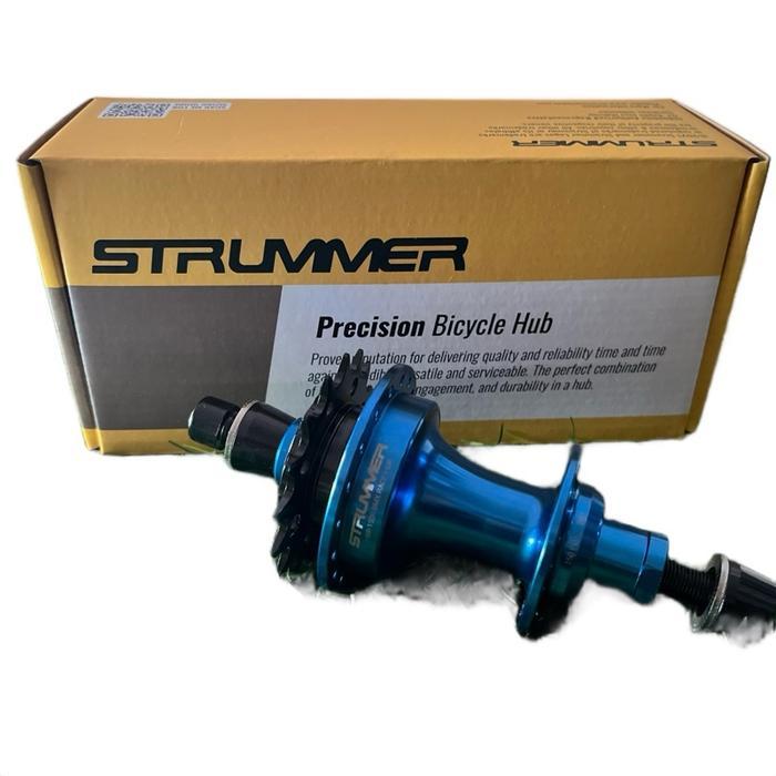 Freehub BMX Merk Strummer Single Speed 16t Outdoor - biru