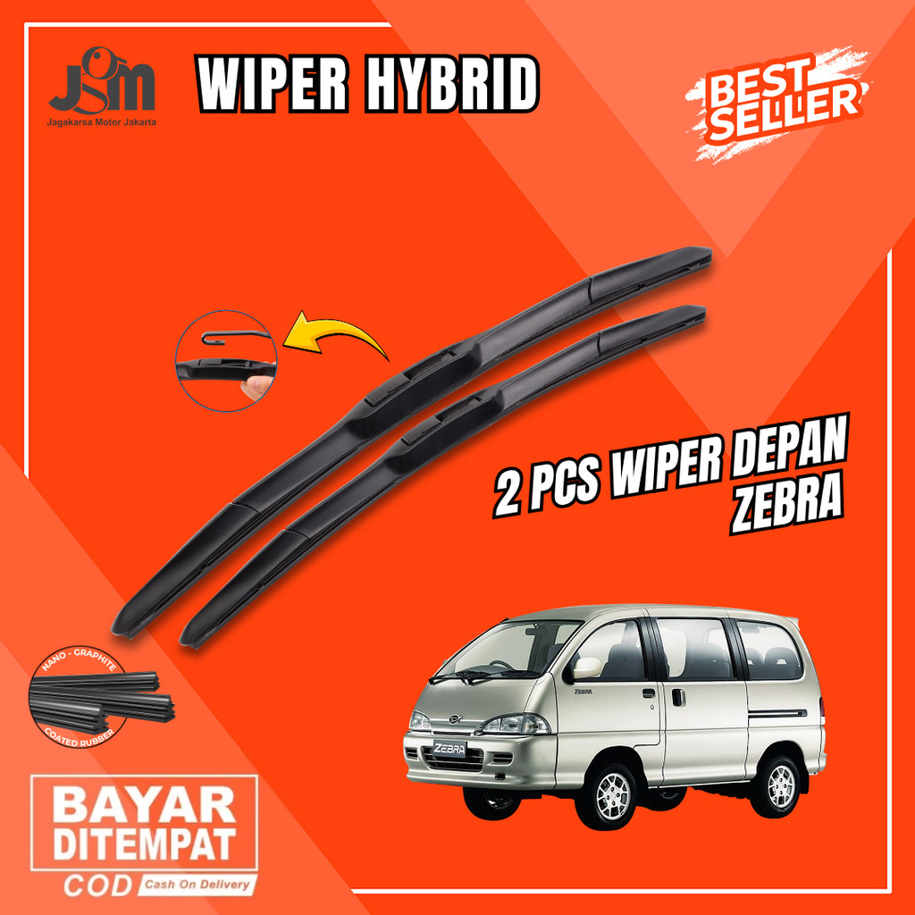 Wiper Daihatsu Zebra Hybrid Kaca Depan Mobil