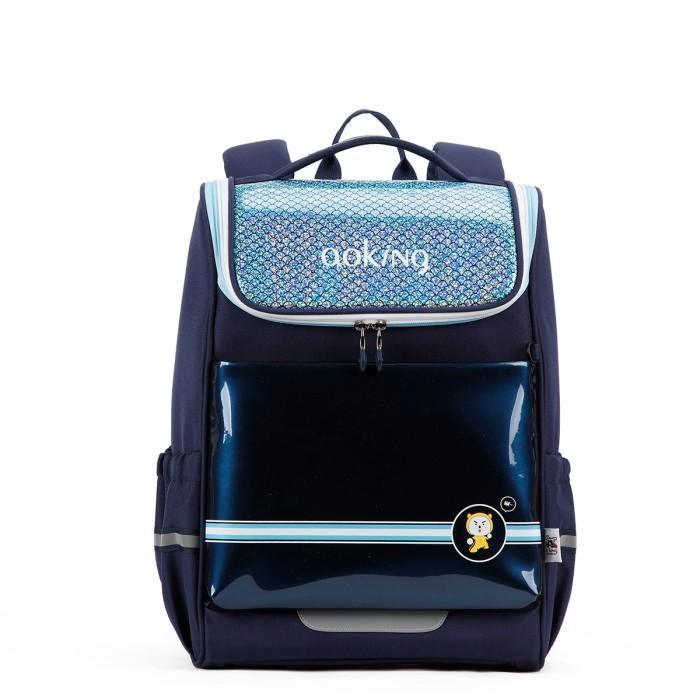 Sekolah Aoking Ergonomic Tas Sekolah Aoking Ergonomic Orthopedic Backpack Waterproof Fun - Blue Ergo