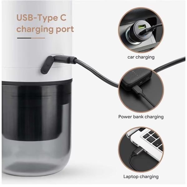 

ICAFILAS PORTABLE RECHARGEABLE ESPRESSO MACHINE 17 BAR, GROUND&CAPSULE