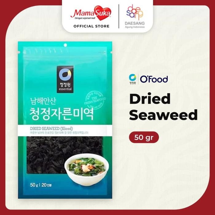 

TERLARIS Daesang Chung Jung One Dried Seaweed Rumput Laut Kering Siap Masak / Miyeok 50g READY STOCK