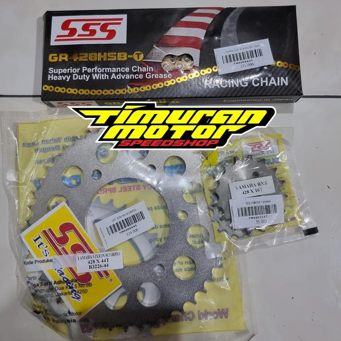 Gear Set Sss Vixion 428 14 46