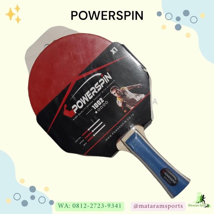 BED BAT TENIS MEJA / PINGPONG POWERSPIN 1002 best seller