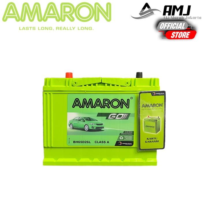 AMARON GO AKI MOBIL TOYOTA FORTUNER BENSIN NS70L / 65D26L - 65AH AKI KERING
