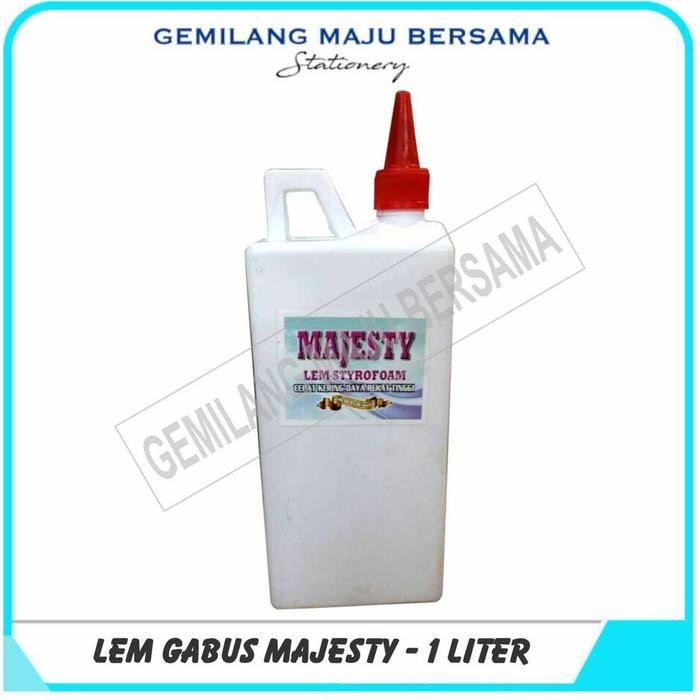 

LEM PEREKAT GLUE GABUS MAJESTY 1 LITER