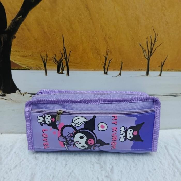 

KOTAK PENSIL KAIN 2 RESLETING PENCIL CASE KARAKTER OVAL