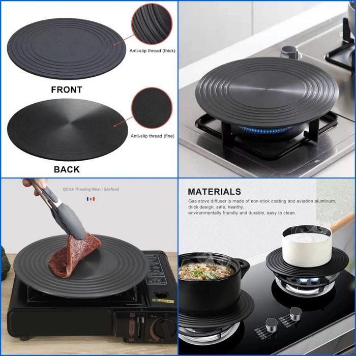 Plat Alas panci 24cm Alas Tatakan Kompor Anti Gosong Plat Panci Plat Alas Panci Anti Gosong Plat