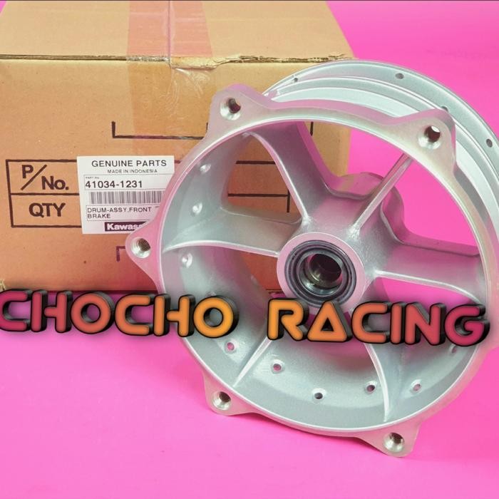 Drum Tromol Teromol Depan Jari Jari Ninja 150 R M C Ss Ori Kawasaki