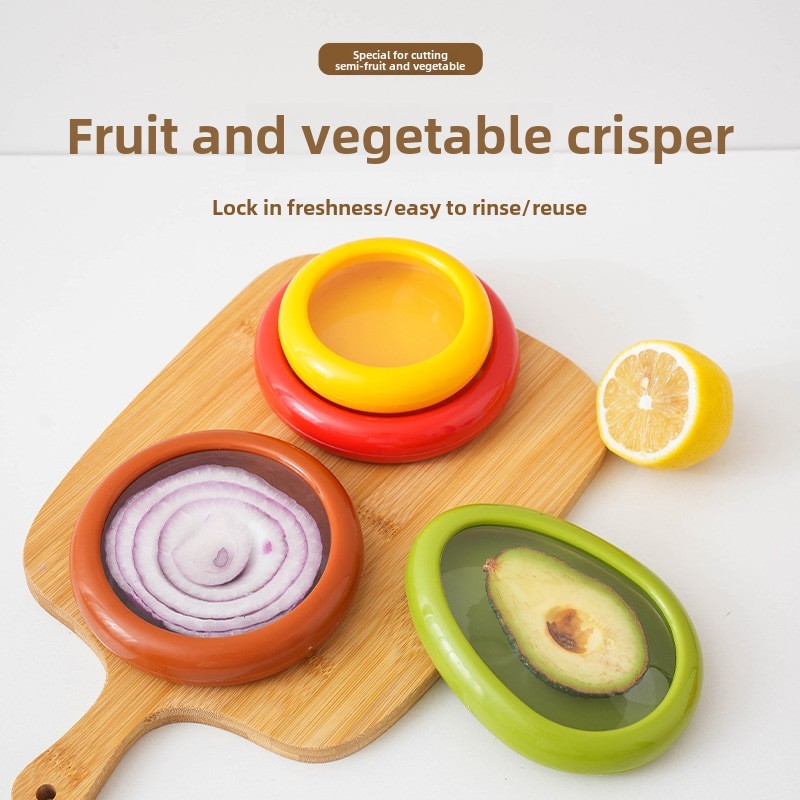 NEW Fruit and Vegetable Preservation Box Fruits Crisper Vegetable Crisper Avocado Lemon Tomato Onion
