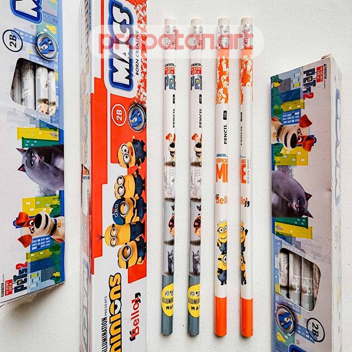

Pensil Tulis Macs 2B 1 BOX ISI 12PCS Writing Pencil Pensil 2B