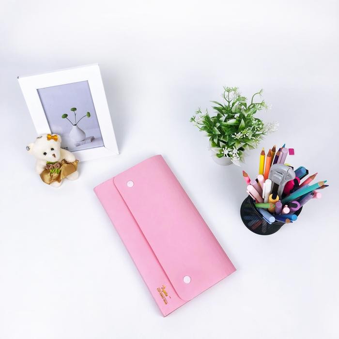 

TOPLA Map Tabungan Giro Harmonika A6 Expanding File 13 Slot secure folder keuangan Plastik