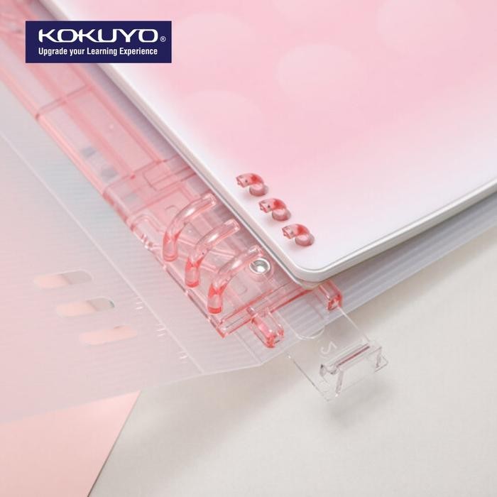 

KOKUYO WSG-RUYP61 Pastel Cookies, 8 Ring Binder Notebook B5 (Max 100)