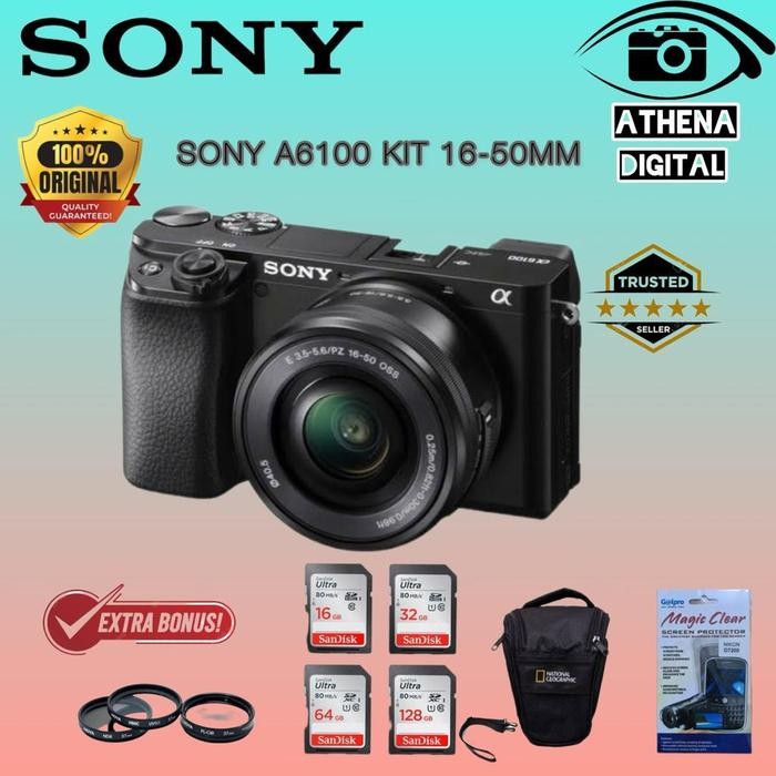 SONY ALPHA A6100 KIT 16-50MM / SONY A6100 KIT 16-50MM / SONY A6100 Shopeseler