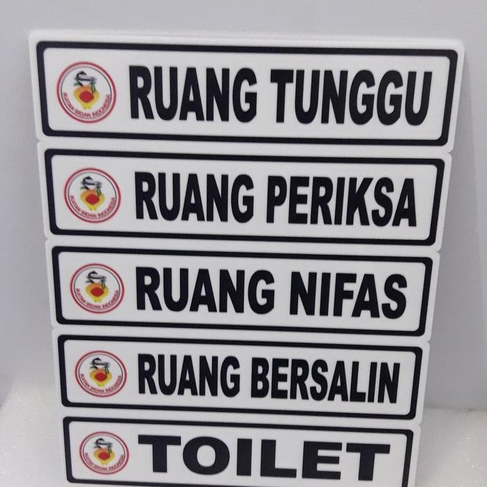 

SIGN LABEL ACRYLIC SIGN BOARD PAKET PAPAN NAMA 5X20