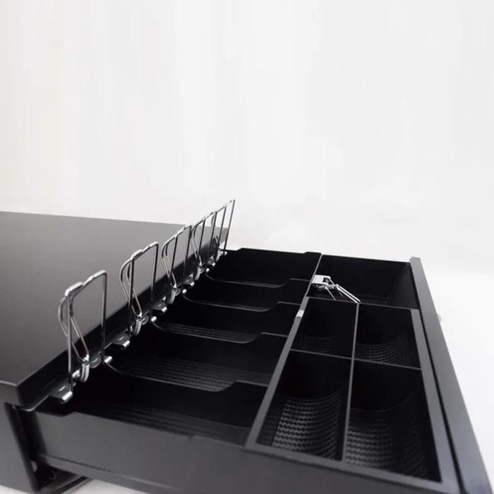 

CASH DRAWER LACI KASIR SMART LOGIC BAHAN METAL UL-400 UL400 RJ11