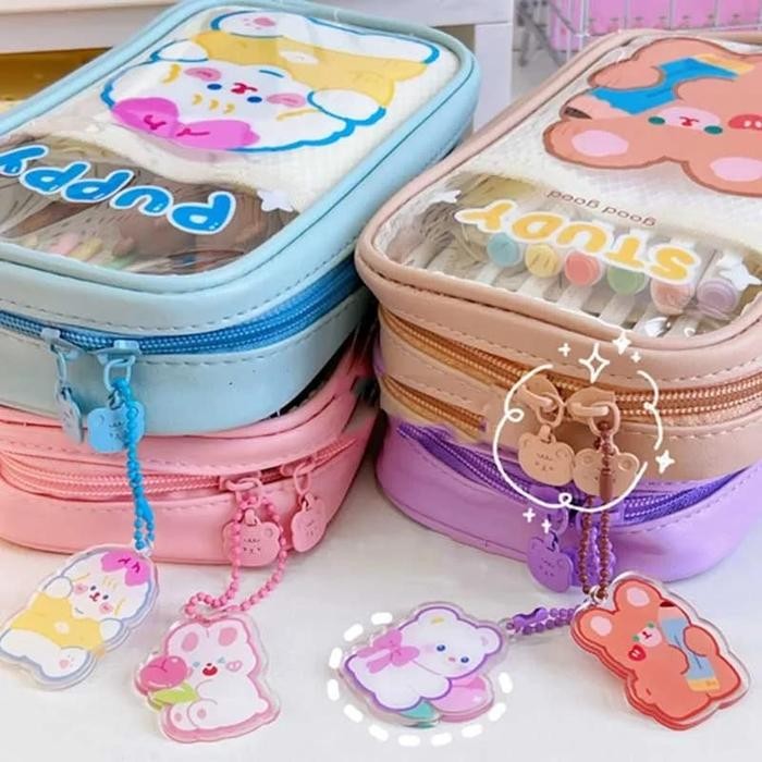 

KOTAK PENSIL ANAK PEREMPUAN LUCU KAWAII TEMPAT PENA KAWAII KOREA