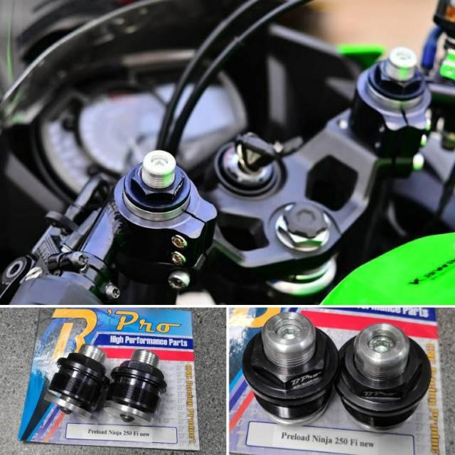 Tutup Stang Jepit Bpro Ninja 250R Ninja 250 Fi Old Cover Shock Preload