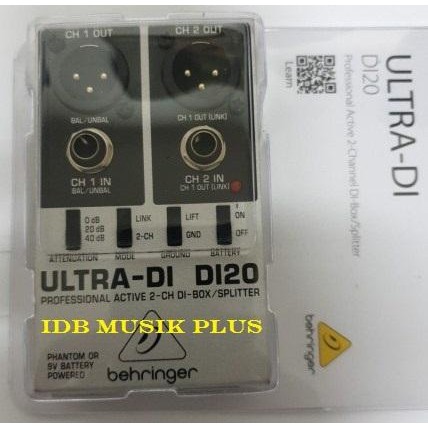 Direct Box Di Box Behringer Di20 Di 20