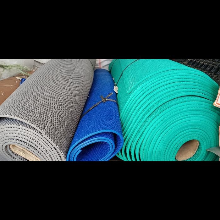 KARPET KAMAR MANDI / KESET LANTAI / PVC TYPE-X hijau meteran