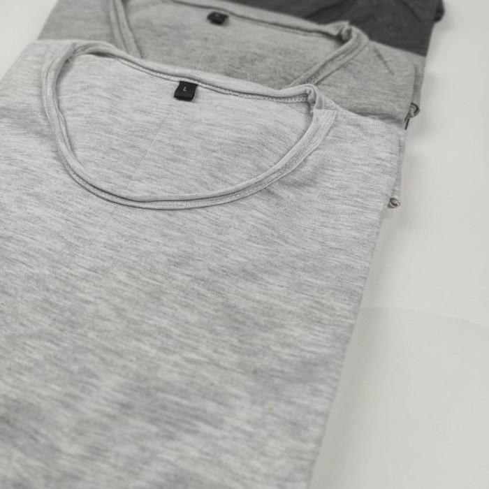 Unfinished Raw Twotone Misty Tshirt // Soft & Light Cotton // kaos