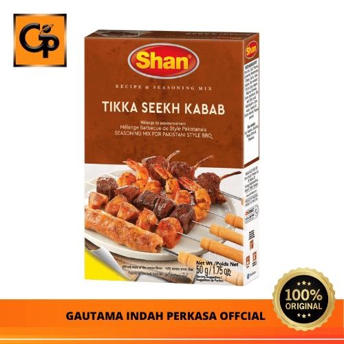 

Stok Baru BUMBU SIAP PAKAI SHAN SEASONING TIKKA SEEKH KABAB 50 G