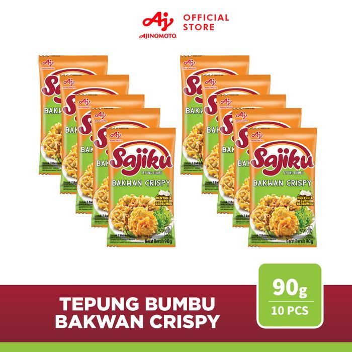 

Stok Baru Sajiku Tepung Bumbu Bakwan Crispy 90g (10 pcs)